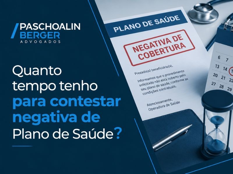 Quanto tempo tenho para contestar negativa de Plano de Saúde?
