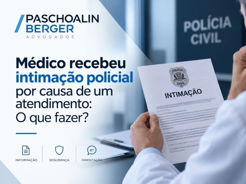 Médico recebeu intimação policial por causa de um atendimento: O que fazer?