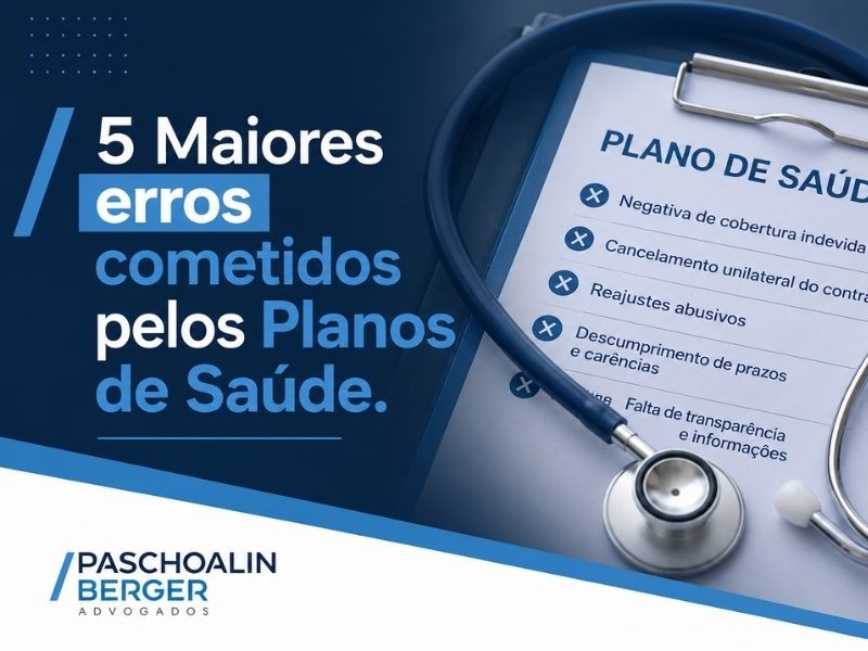5 Maiores erros cometidos pelos Planos de Saúde.