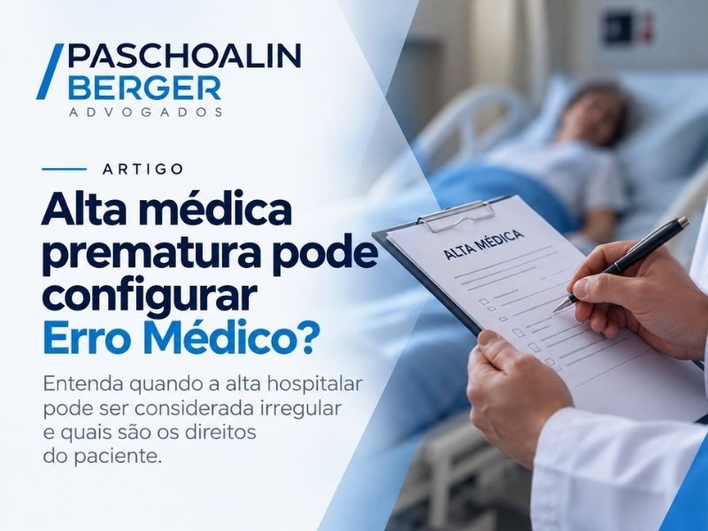 Alta médica prematura pode configurar Erro Médico?