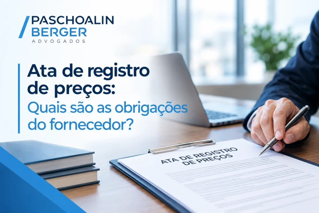 Ata de registro de preços: Quais são as obrigações do fornecedor?